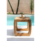 Cascais mugg i stengods, vit – M