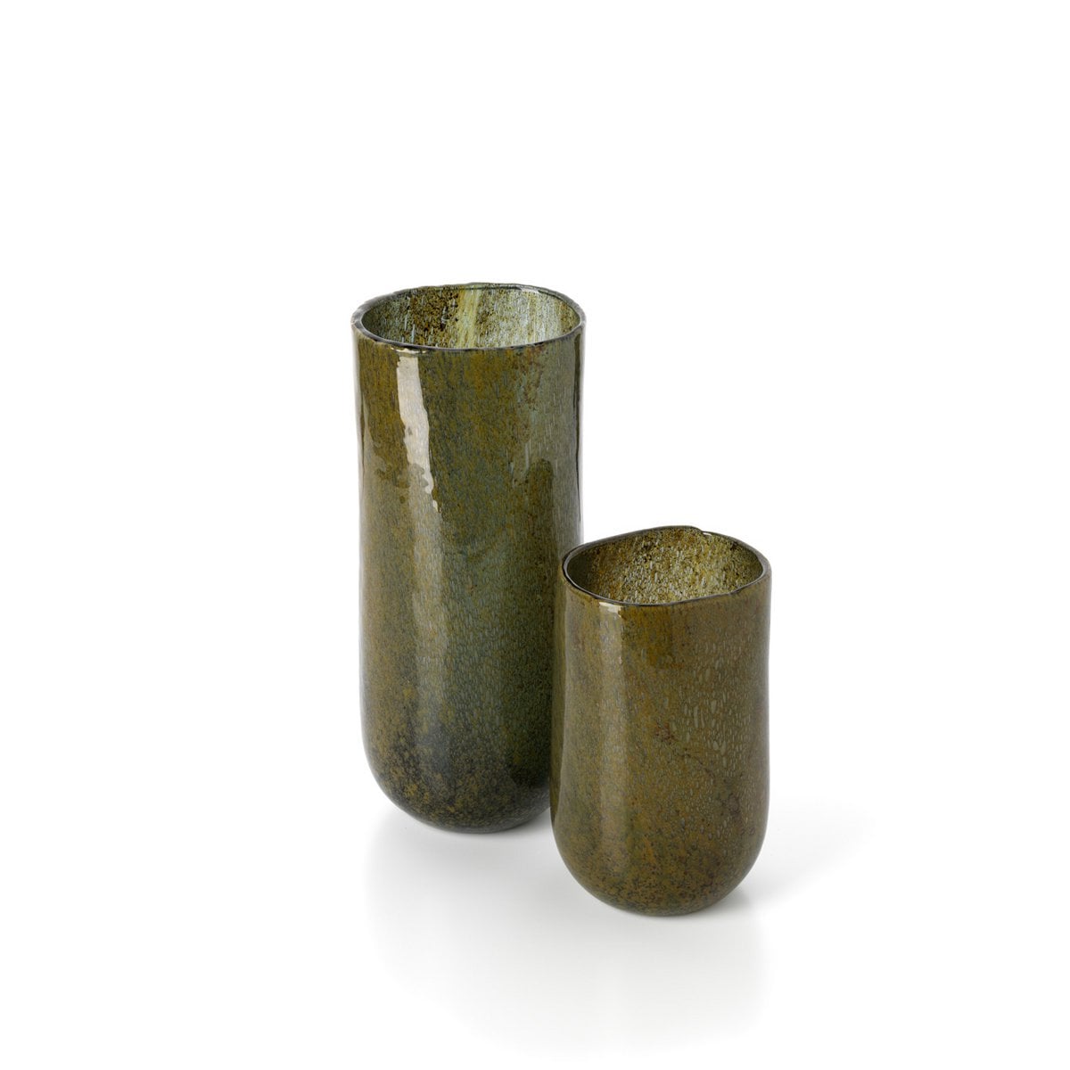 Forest-vasen i Grönt, Låg – Glas