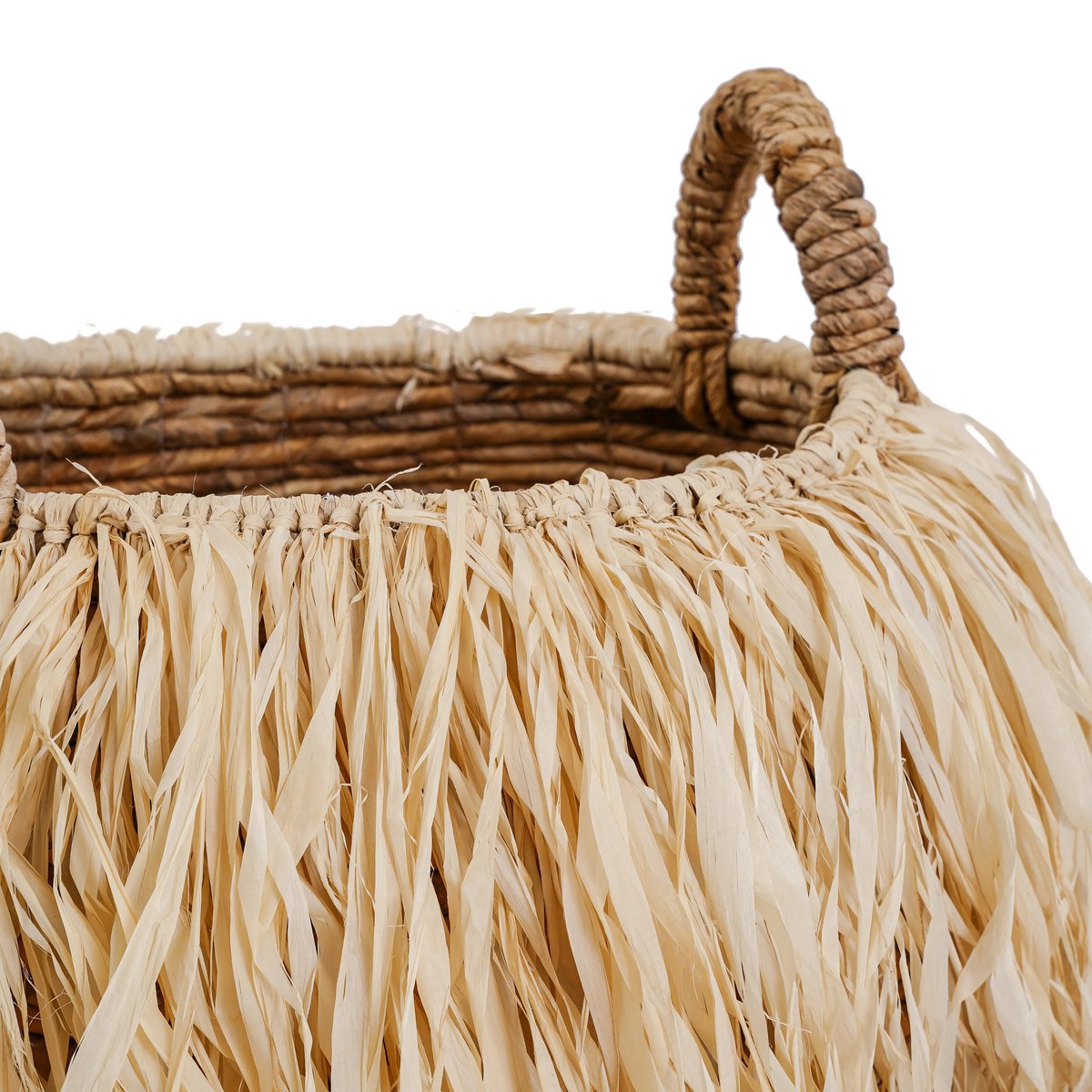 Raffia-korgen, Medium – Handvävd i Raffia