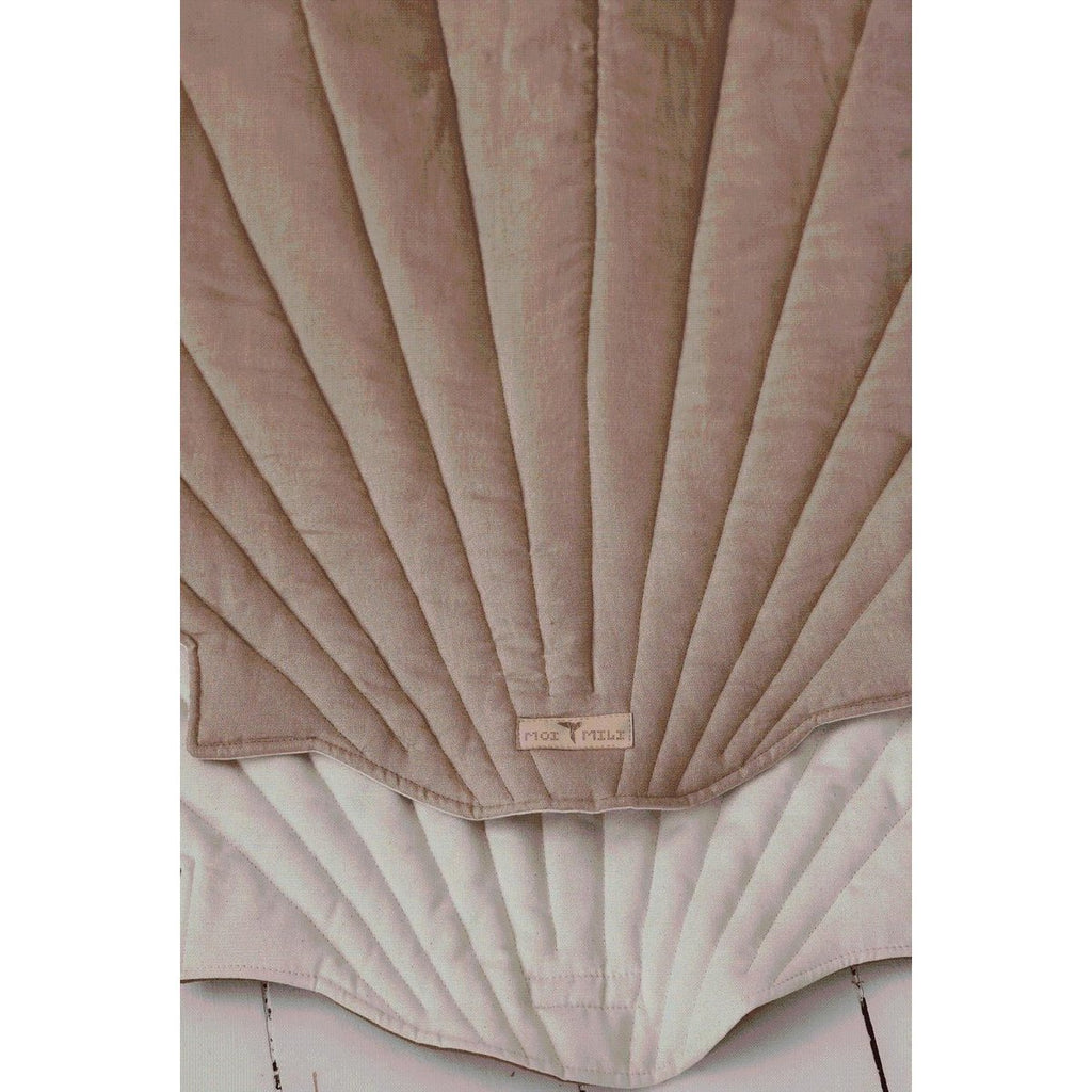 Snäckmatta i Linne, Powder Pink